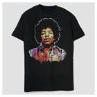 Men's Jimi Hendrix Hologram T-shirt - Black
