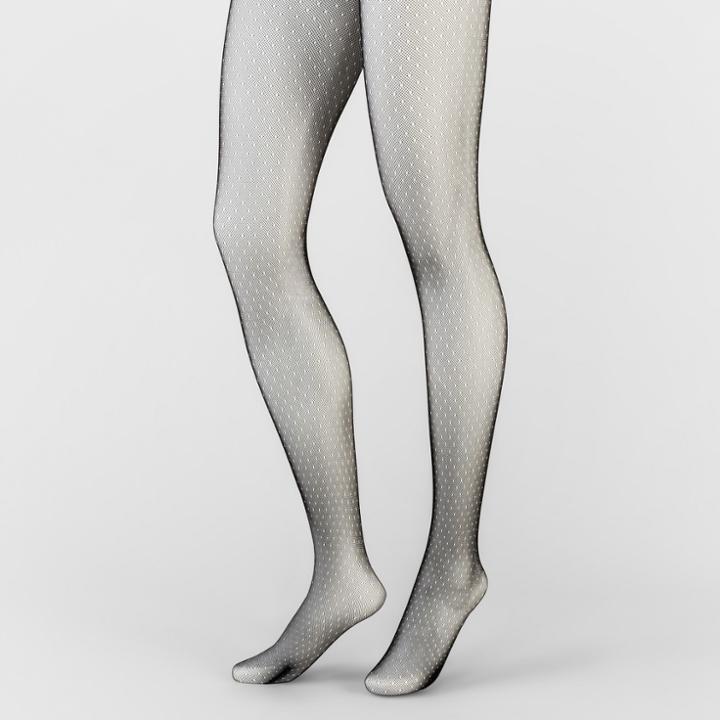 Women's Fishnet Dot - A New Day Black