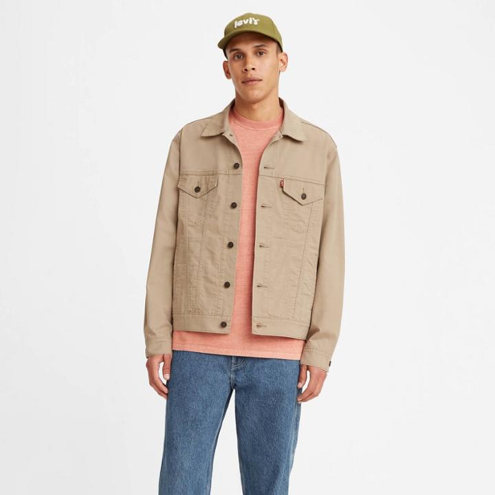 Levi's Men's Long Sleeve Trucker Jacket - Tan