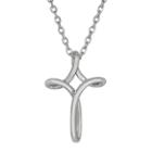 Tiara Designer Cross Pendant In Sterling