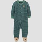 Baby Boys' Bear Footed Pajama - Just One You Made By Carter's Green Newborn