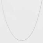 Target Sterling Silver Diamond Cut Link Chain Necklace - A New Day