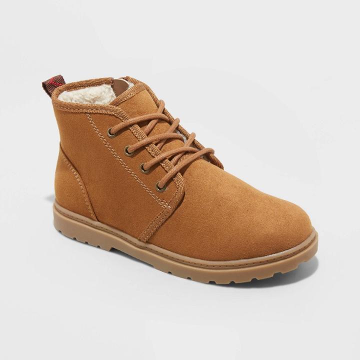 Boys' Ronin Slip-on Zipper Chukka Boots - Cat & Jack Tan