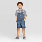 Oshkosh B'gosh Toddler Boys' Denim Overall Shorts - Blue
