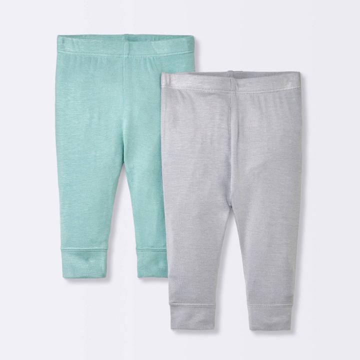 Baby 2pk Premium Modal Pants - Cloud Island Blue Newborn