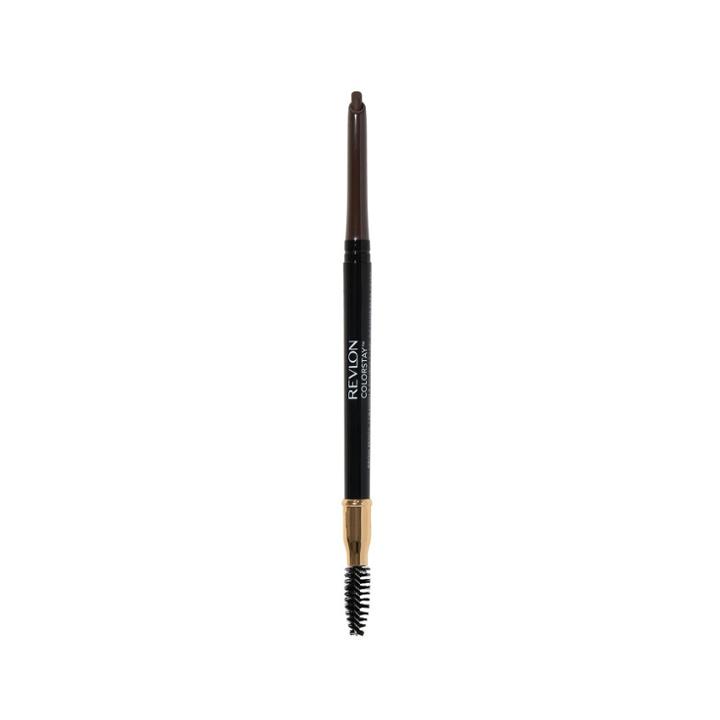 Revlon Colorstay Waterproof Brow Pencil With Brush And Angled Tip - 220 Dark Brown