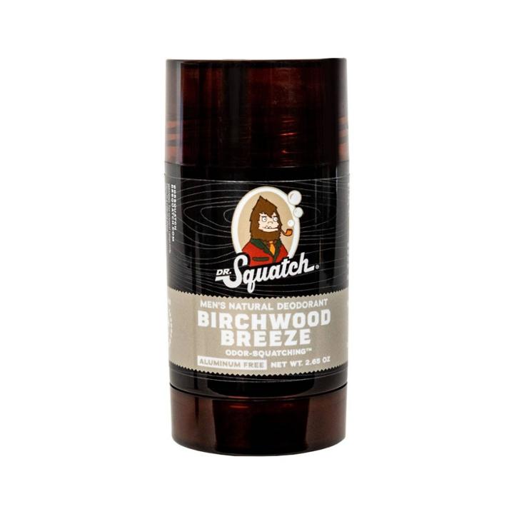 Dr. Squatch Men's Natural Deodorant - Birchwood Breeze