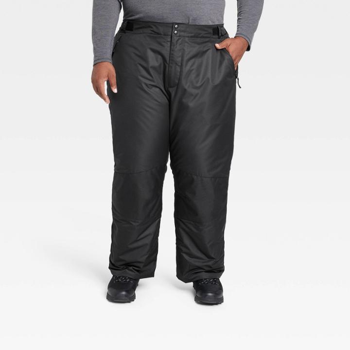 Men's Big Snow Pants - All In Motion Black