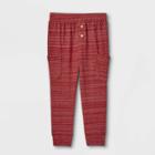 Toddler Boys' Jersey Knit Jogger Pull-on Pants - Cat & Jack Maroon