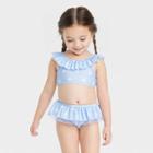 Baby Girls' Polka Dots Bikini Set - Cat & Jack Blue