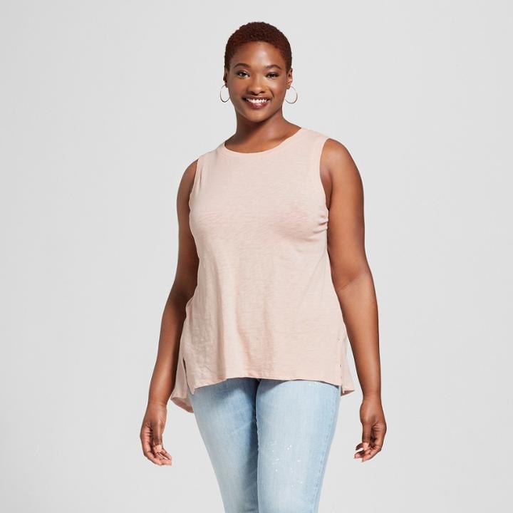 Women's Plus Size High-low Hem Tank Top - Universal Thread