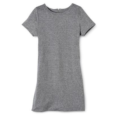 Merona Women's Knit T-shirt Dress - Heather Grey -