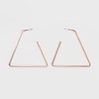 Wire Triangle Hoop Earrings - Wild Fable Rose Gold