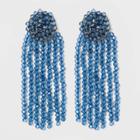 Sugarfix By Baublebar Beaded Tassel Earrings - Blue, Women's