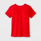 Toddler Boys' Pocket Short Sleeve T-shirt - Cat & Jack Red 18m, Wowzer Red