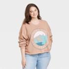 Grayson Threads Women's Plus Size Niagara Falls Graphic Sweatshirt - Brown