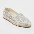 Women's Maggie Espadrille Flats - A New Day Gray