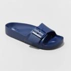 Women's Megan Eva Single Band Slide Sandals - Shade & Shore Navy