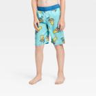 Boys' The Simpsons Trunks - Turquoise Blue