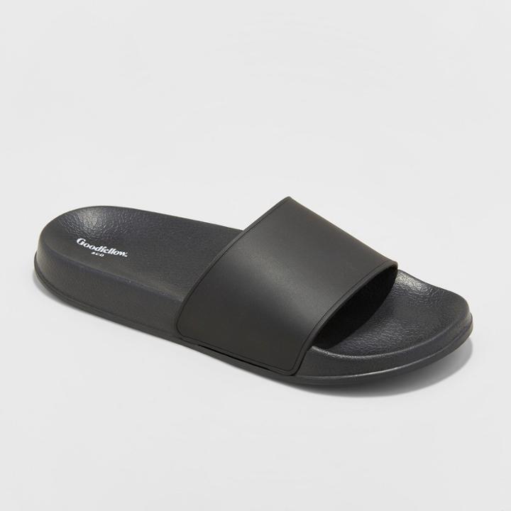 Men's Rickey Slide Sandals - Goodfellow & Co Black