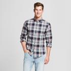 Men's Slim Fit Long Sleeve Northrop Button-down Shirt - Goodfellow & Co True Navy