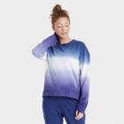 Women's Dip-dye Crewneck Sweatshirt - All In Motion Sapphire