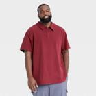 All In Motion Men's Big & Tall Stretch Woven Polo Shirt - All In