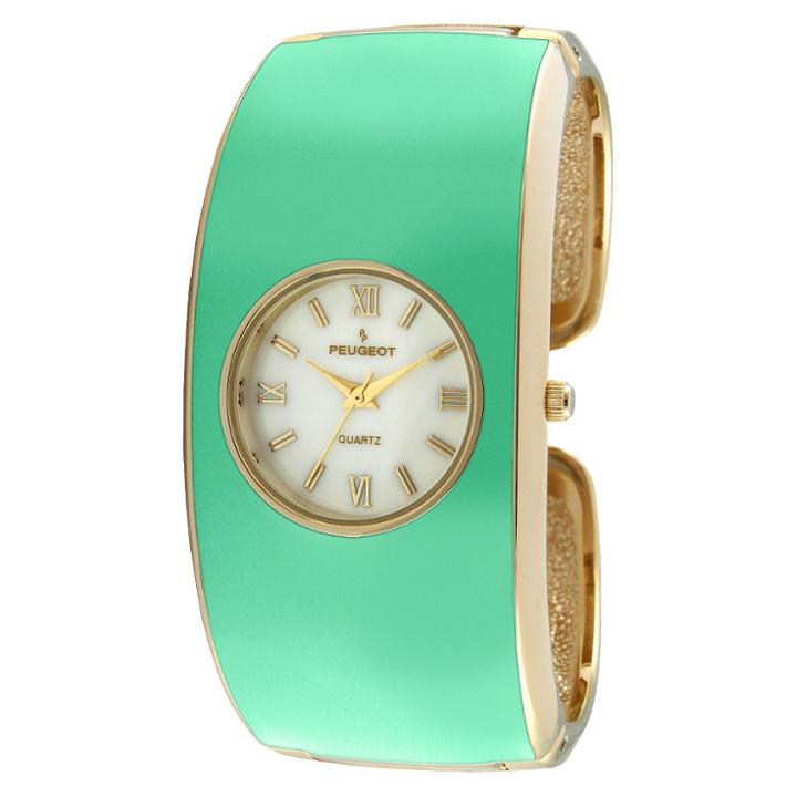 Target Women's Peugeotenamel Cuff Watch - Turquoise