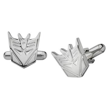 Men's Hasbro Transformers Decepticon Stainless Steel Cut Out Cufflinks