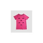 Girls' Short Sleeve Flip Sequin Rainbows T-shirt - Cat & Jack Neon Pink
