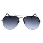 Target Women's Aviator Sunglasses With Blue Smoke Lenses - A New Day