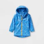 Toddler Dino Print Rain Jacket - Cat & Jack Blue