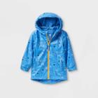 Toddler Dino Print Rain Jacket - Cat & Jack Blue