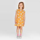 Toddler Girls' Short Sleeve Skater Dress - Cat & Jack Yellow