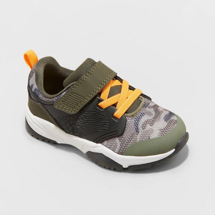 Toddler Ari Mesh Apparel Sneakers - Cat & Jack Green Camo