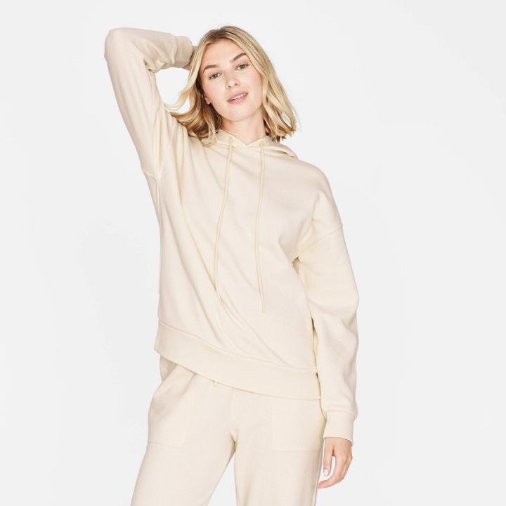 Women's Hooded Sweatshirt - Universal Thread Cream