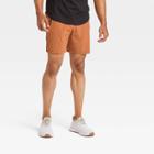 Men's Stretch Woven Shorts 7 - All In Motion Copper