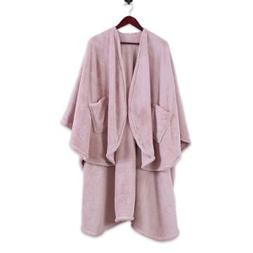 Better Living 58x64 Plush Wrap Wearable Blanket Blush - Better