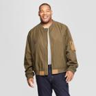 Men's Big & Tall Colorblock Bomber Jacket - Goodfellow & Co Tuscan Olive