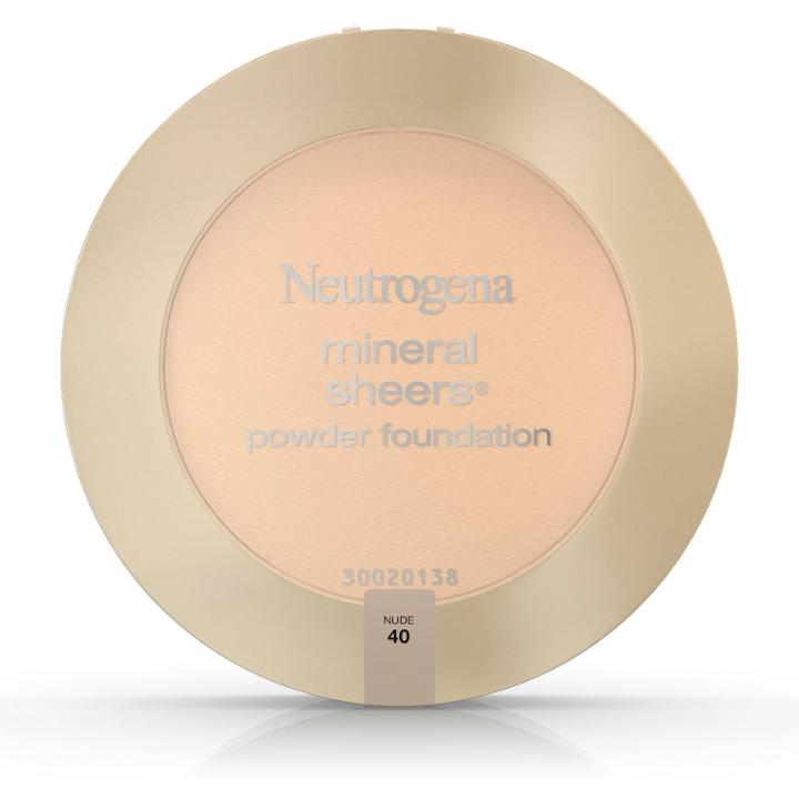 Neutrogena Mineral Sheers Compact Powder - 40 Nude, Adult Unisex, Nude