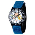 Boys' Disney Mickey Mouse-goofy-pluto And Donald Black Plastic Time Teacher Watch - Blue