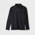 Boys' Soft Gym 1/4 Zip Sweatshirt - All In Motion Black