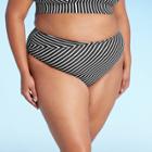 Kona Sol Women's Plus Size High Waist Bikini Bottom - Kona