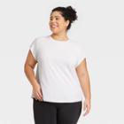Women's Plus Size Sprint Free Run Short Sleeve T-shirt - All In Motion White