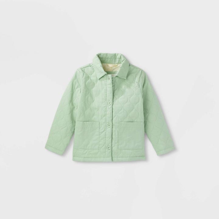 Toddler Quilted Jacket - Cat & Jack Green