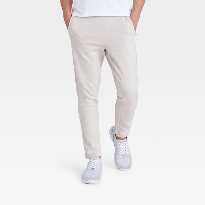 Men's Gym Fleece Jogger Pants - All In Motion Heather