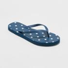 Women's Letty Flip Flop Sandal - Xhilaration Navy (blue)