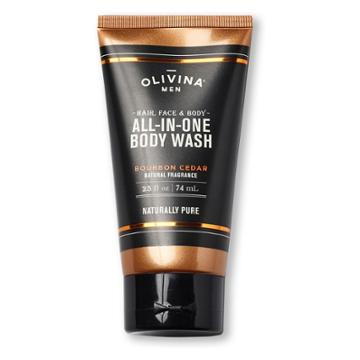 Olivina Men All-in-one Bourbon Cedar Body Wash