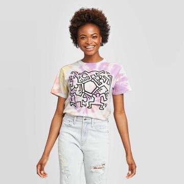 Women's Keith Haring Short Sleeve T-shirt (juniors') - Xs, Women's,