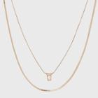 Delicate Layered Necklace - A New Day Gold